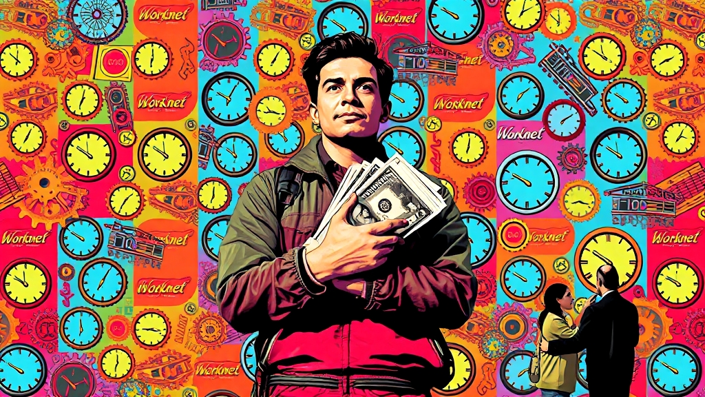 실업급여 조건, 이것만 확인! (popart 스타일)