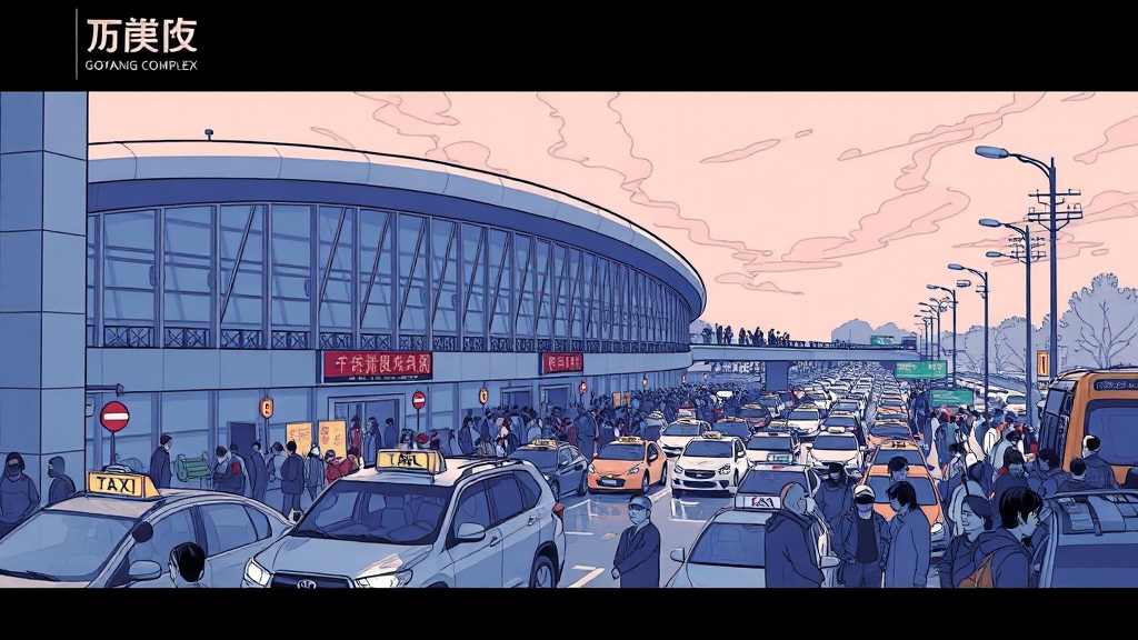 교통 및 주차 정보 (illustration 스타일)