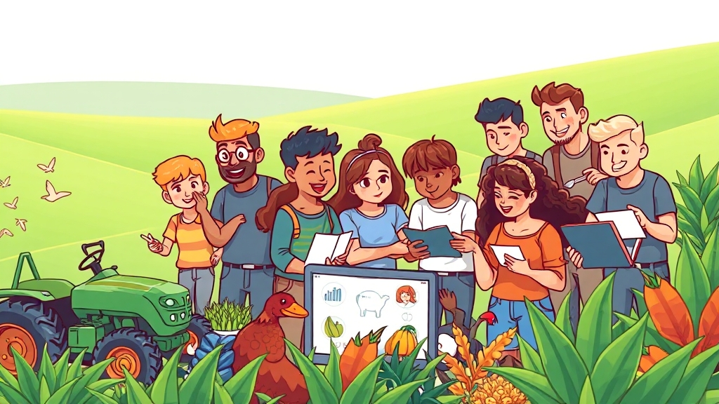 AgriEDU, 어떤 곳일까요? (cartoon 스타일)
