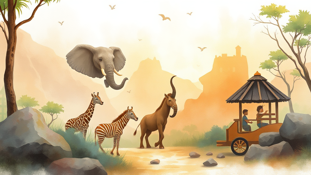 로스트밸리 워킹사파리 운영 정보 및 예약 팁 (watercolor 스타일)