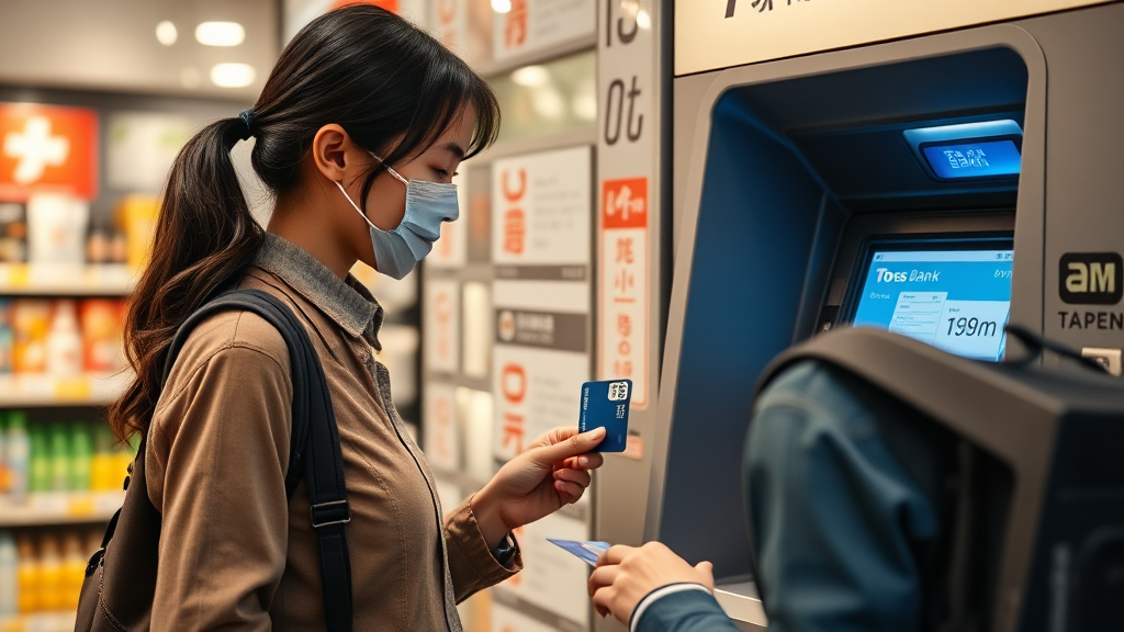 해외 결제 및 ATM 이용, 놓치지 말아야 할 정보 (realistic 스타일)