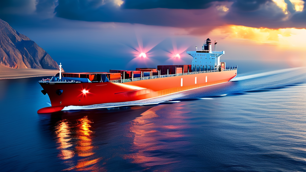 호르무즈 해협: 세계 에너지 공급망의 핵심 통로 (realistic 스타일)