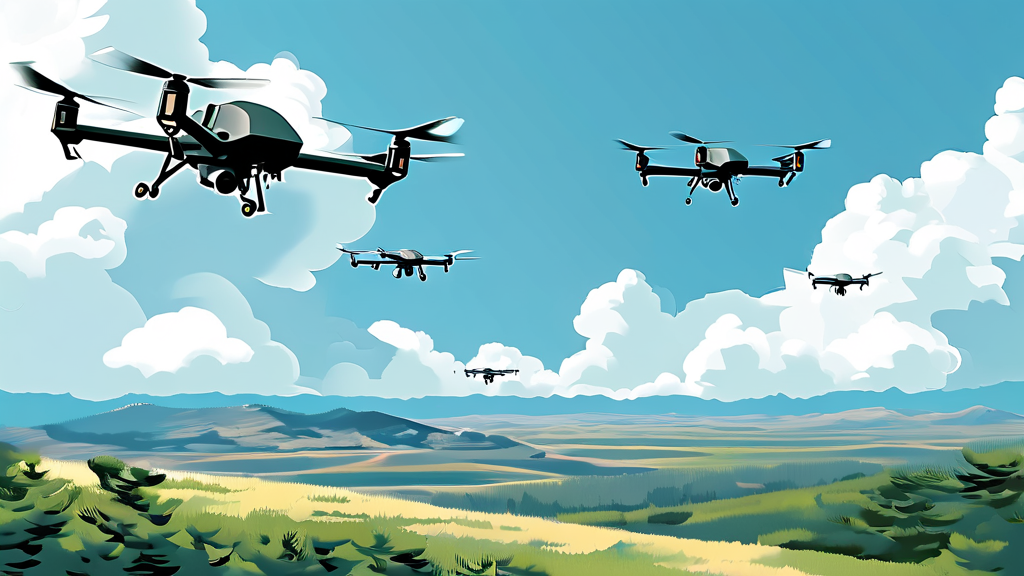 흔들리는 한미 공조: 비행금지구역 논란 (illustration 스타일)