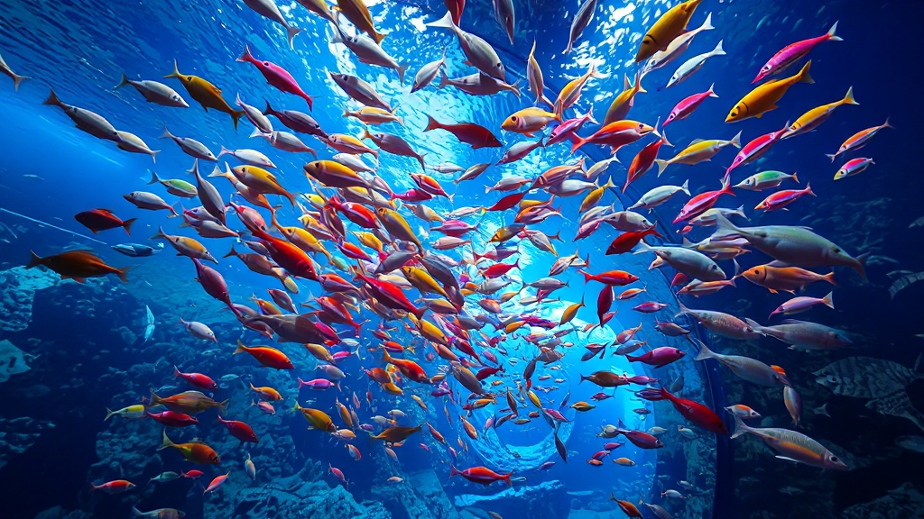 전시 생물 & 볼거리 (realistic 스타일)