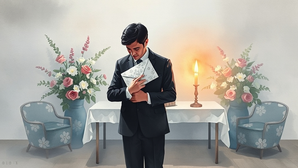 조문 전, 무엇을 준비할까? (watercolor 스타일)