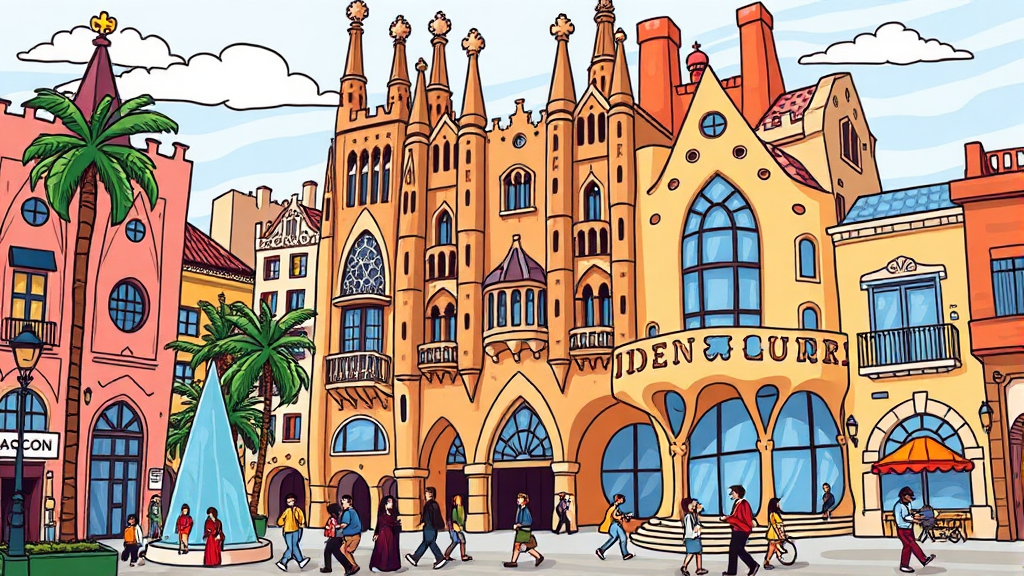 바르셀로나 가우디 투어, 이것만은 알고 가자! (cartoon 스타일)