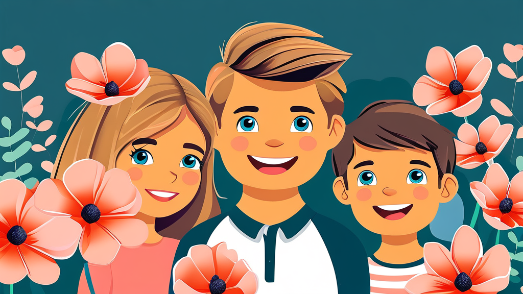 마음을 담은 카네이션 그림: 무료 다운로드 가이드 (illustration 스타일)