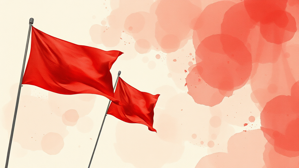 투자 시 리스크는? (watercolor 스타일)