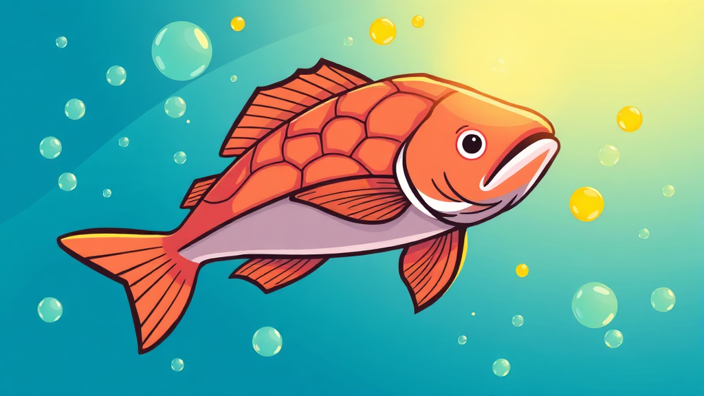 헤링 오일의 뇌 건강 효능 (cartoon 스타일)