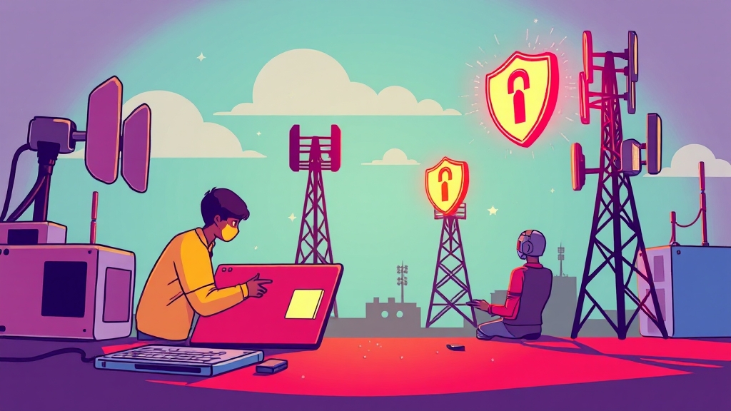 SK 알뜰폰 유심 문제, 이렇게 해결하세요! (cartoon 스타일)