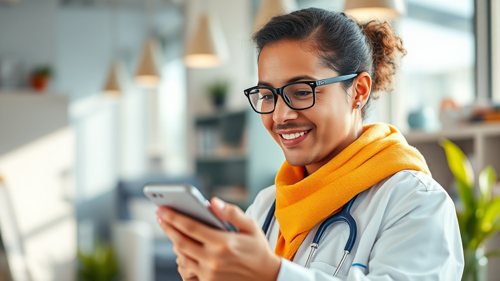 모바일 예약 방법 (realistic 스타일)