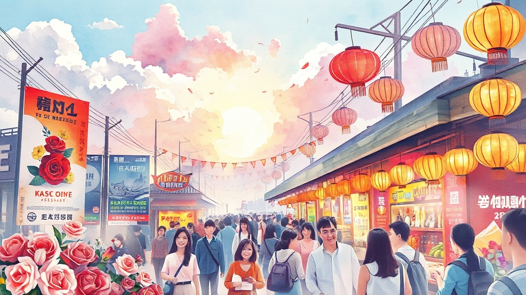 서울 및 수도권 축제 (watercolor 스타일)