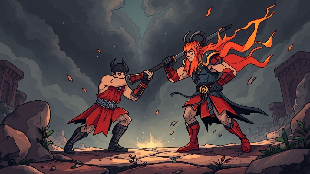 주요 인물 분석 (cartoon 스타일)