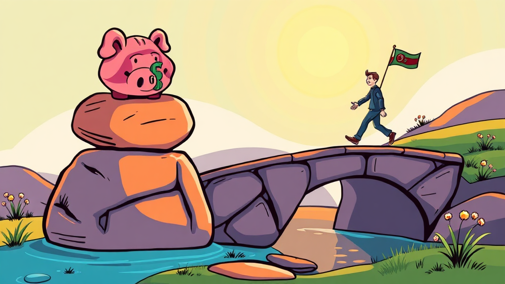 대출 한도와 금리, 얼마나 될까? (cartoon 스타일)