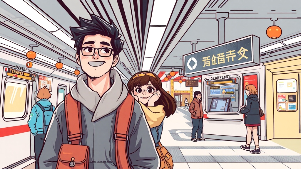 관광객 증가 요인 분석 (illustration 스타일)