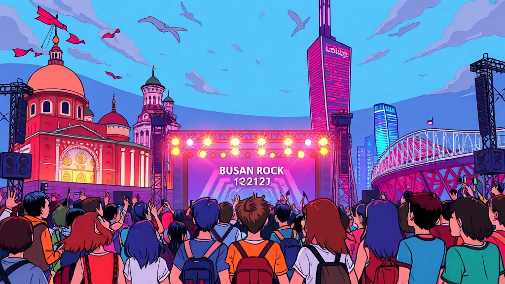 부산 여행 꿀팁! (cartoon 스타일)