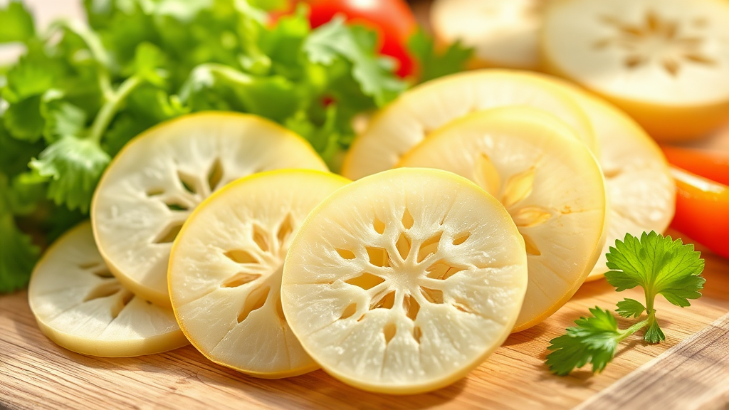 히카마, 건강한 식탁을 위한 선택 (realistic 스타일)