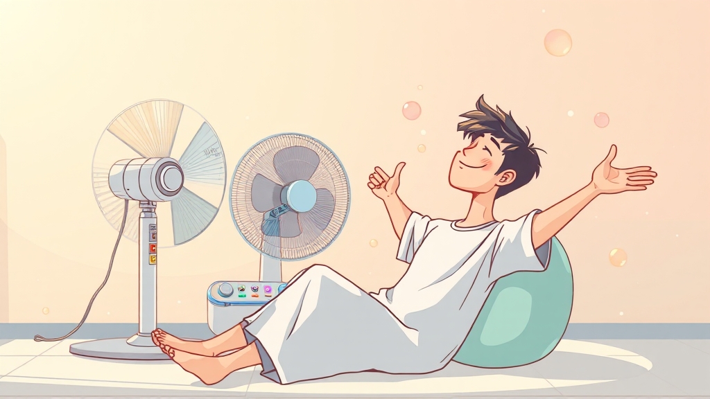 소음은 적게, 바람은 내 맘대로! (cartoon 스타일)
