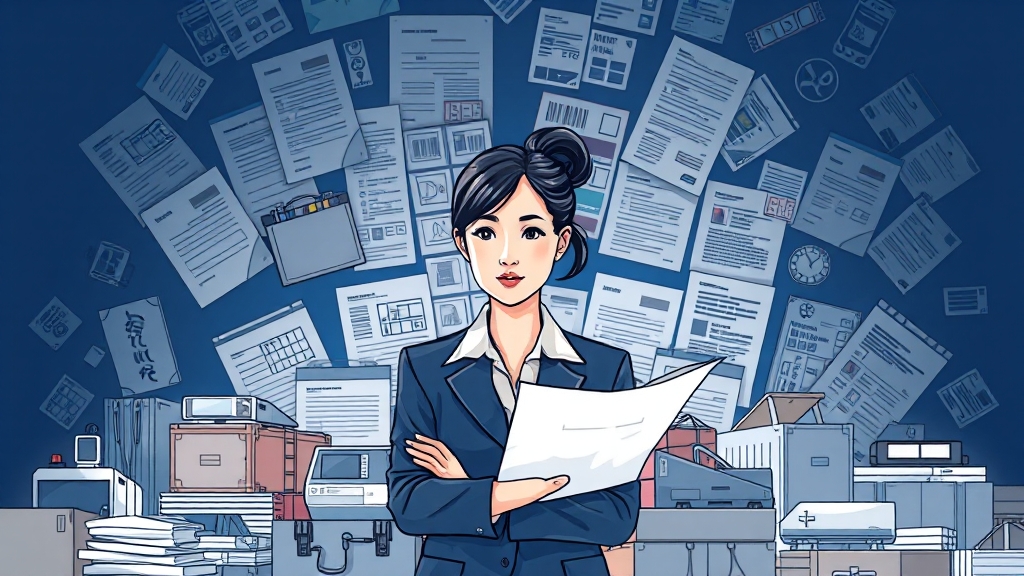 목록 통관 vs 수입 신고 (illustration 스타일)