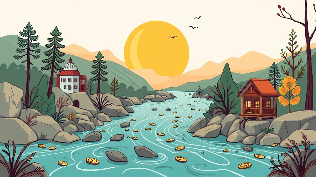 지역별 선정 유형 및 특성 분석 (illustration 스타일)