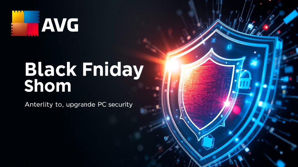블랙프라이데이, 왜 AVG 백신을 사야 할까? (realistic 스타일)