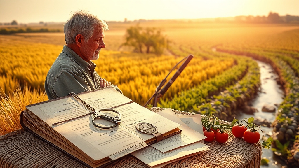 농지원부 발급 자격 조건 (realistic 스타일)
