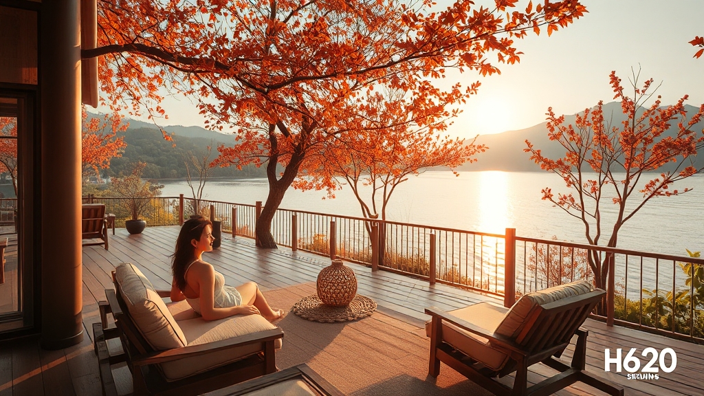 숙소 예약 및 활용 사례 (realistic 스타일)