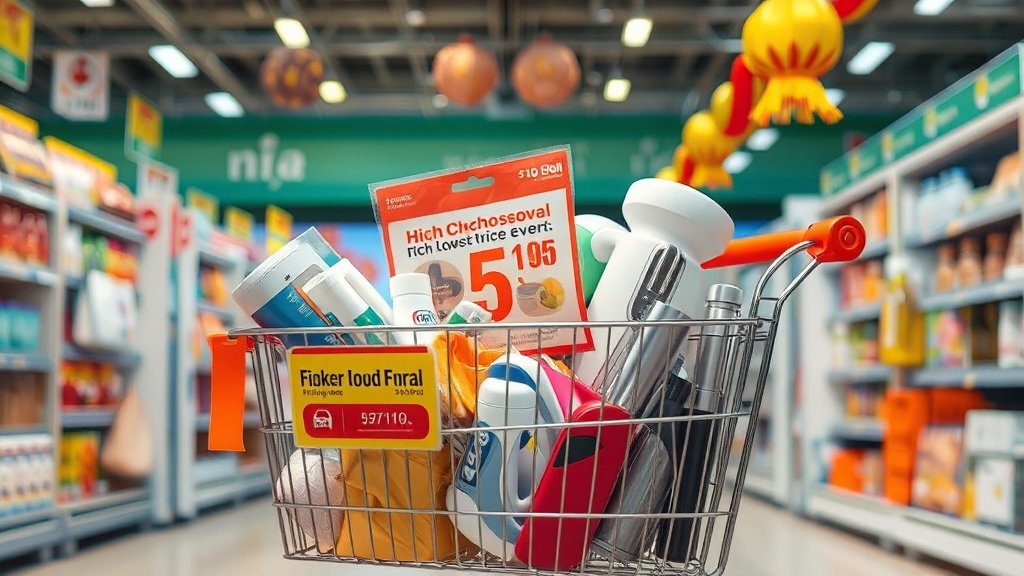 생활용품 & 가전 할인 (realistic 스타일)