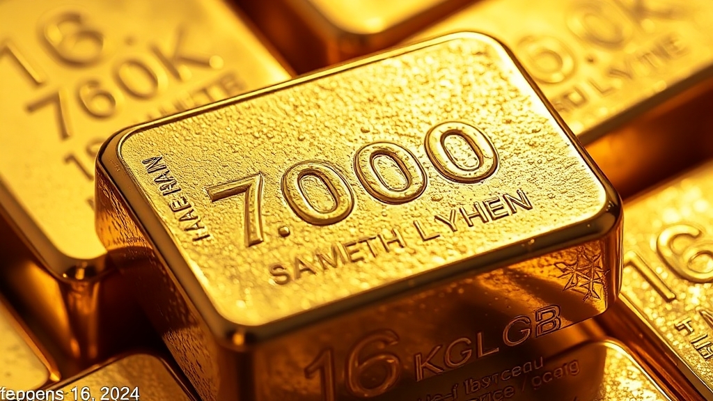 오늘의 18K 금 시세는? (realistic 스타일)