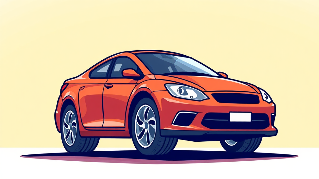 타이어, 가장 먼저 확인해야 할 안전 요소 (cartoon 스타일)