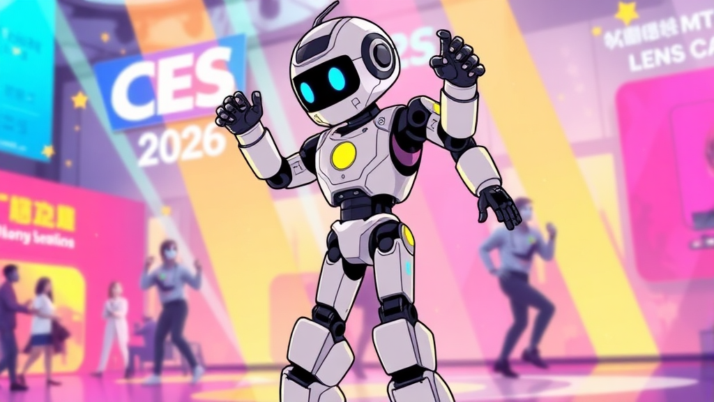 중국 로봇 기업의 약진 (cartoon 스타일)