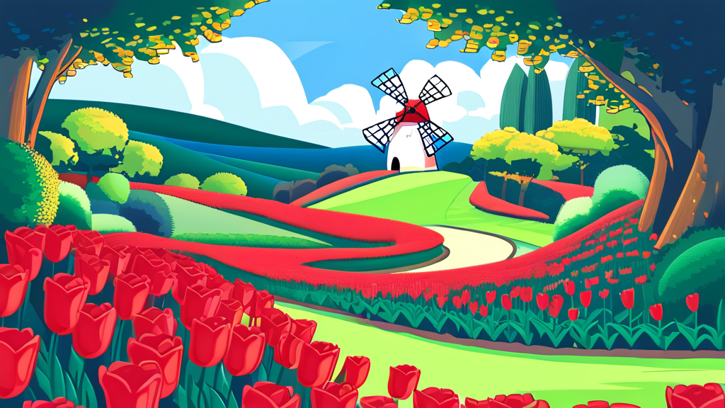 사진 찍기 좋은 주요 포토존 및 풍경 (cartoon 스타일)