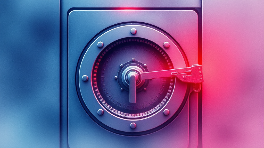 업비트 해킹 사례 및 보안 강화 (watercolor 스타일)