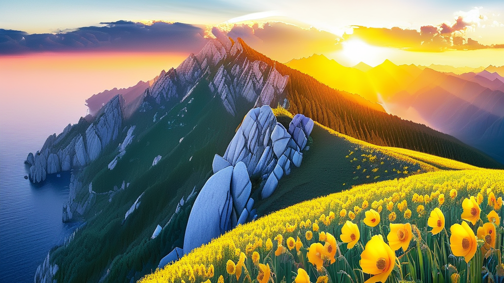 봄날의 황홀경을 약속해요 (realistic 스타일)