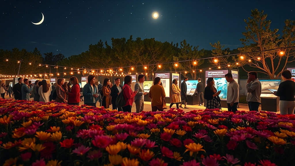 문화관광축제 성공 사례 분석 (realistic 스타일)