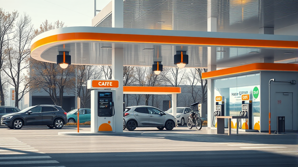 주유소, 미래는 어둡기만 할까? (realistic 스타일)