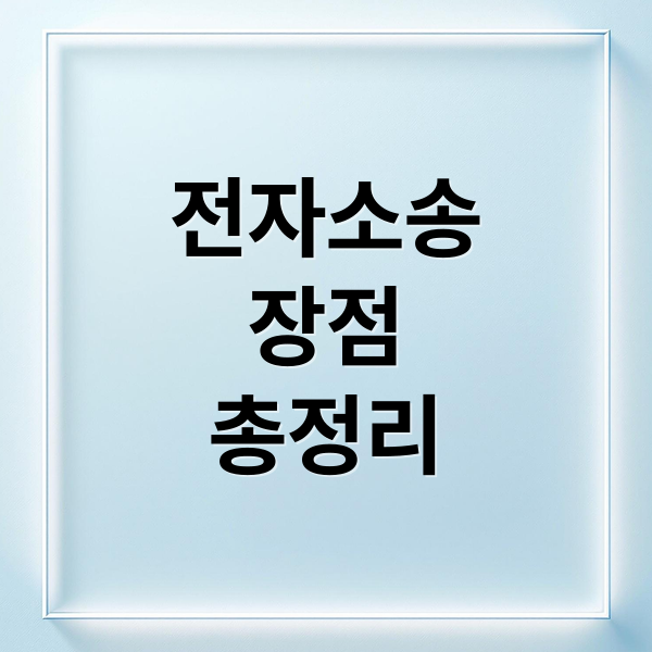 전자소송
장점
총정리 (대법원 전자소송 절차 비용)