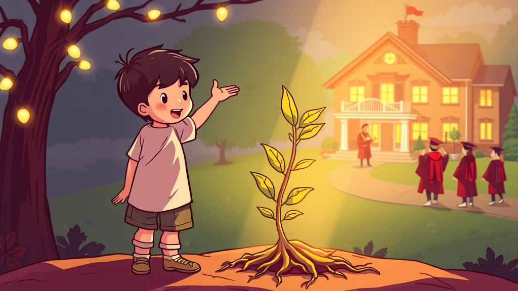 자립 펀드 활용 및 자금 관리 (cartoon 스타일)