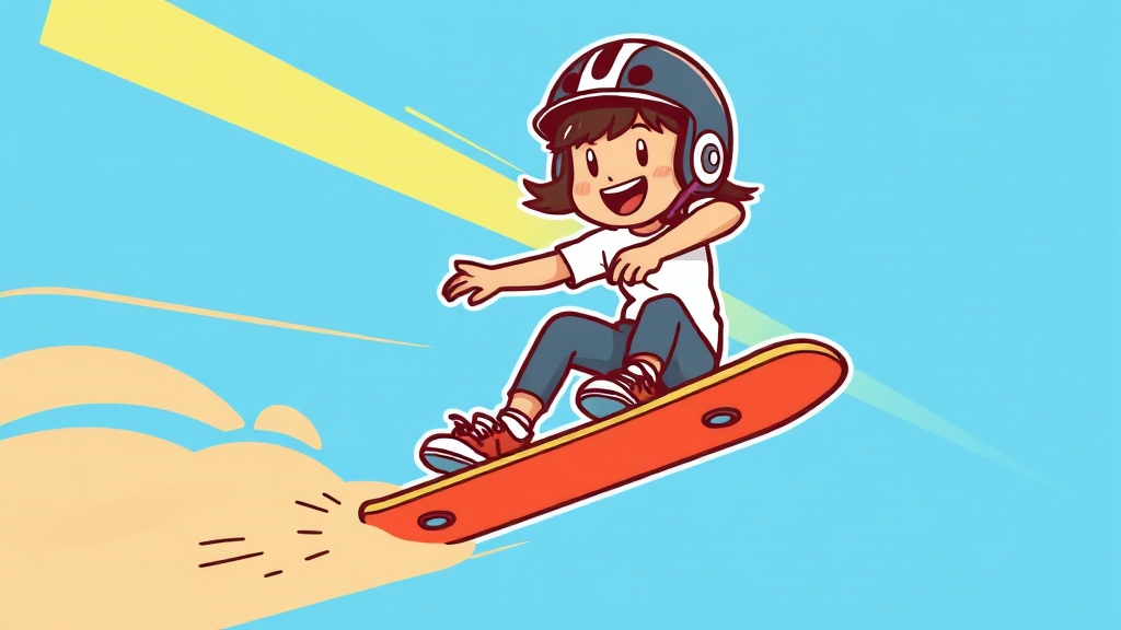 킥보드 안전 수칙, 이것만은 꼭 지키세요! (cartoon 스타일)