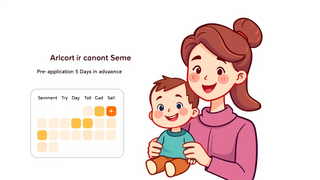 신청 시 준비 서류 및 유의사항 (cartoon 스타일)