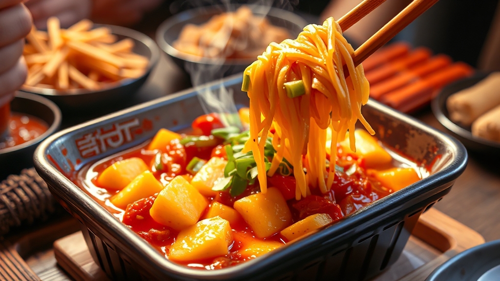 엽떡데이 꿀팁 대방출! (realistic 스타일)