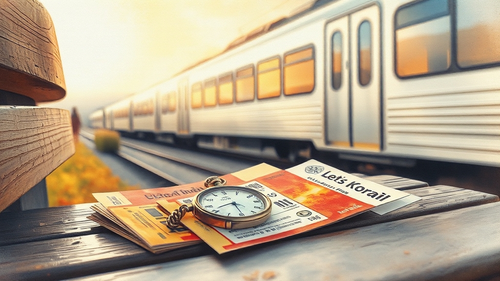 추석 기차표 환불 규정 및 위약금 (watercolor 스타일)