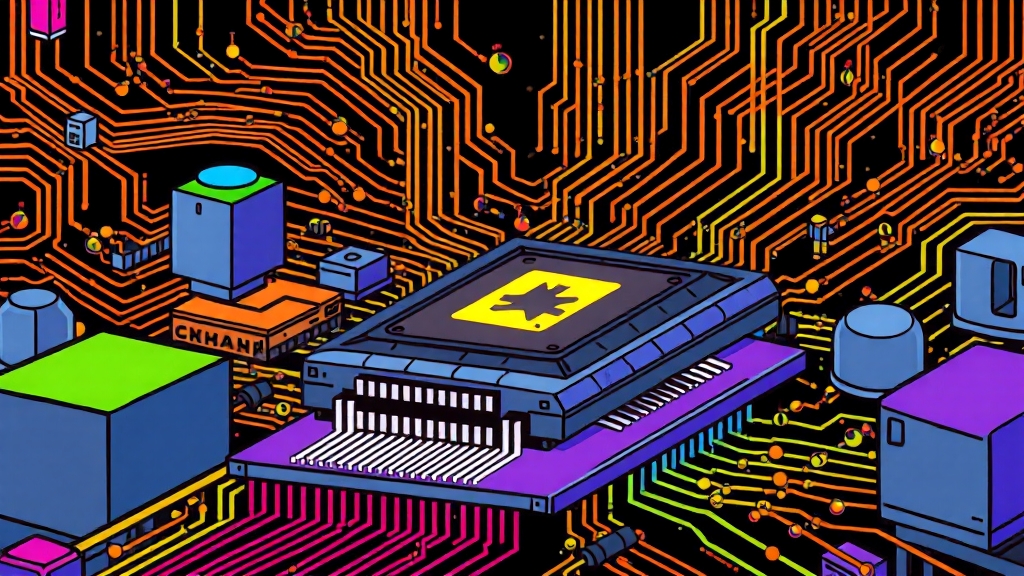젠슨 황과 엔비디아의 역할 (cartoon 스타일)