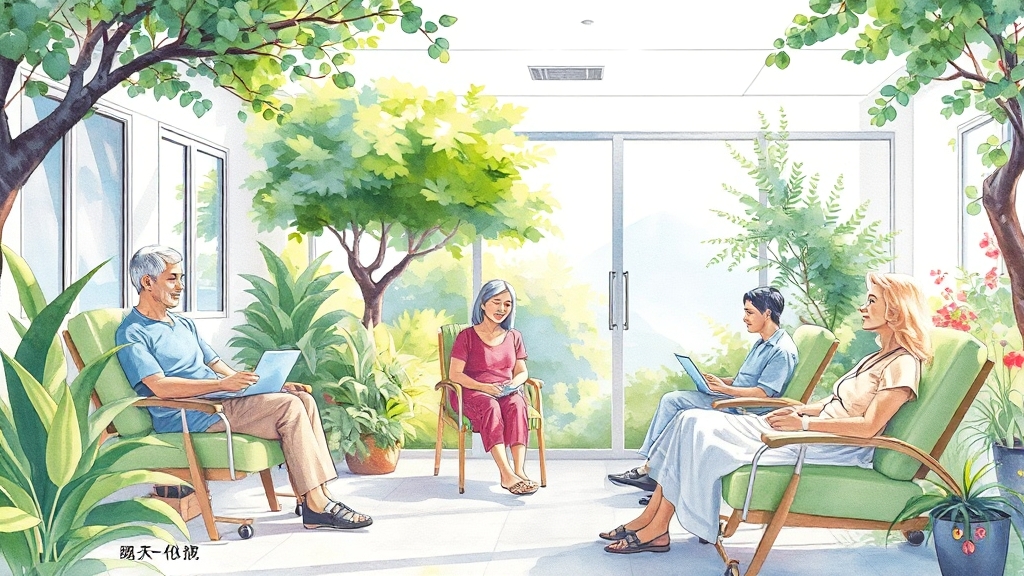 치료 후 관리법과 주의사항 (watercolor 스타일)