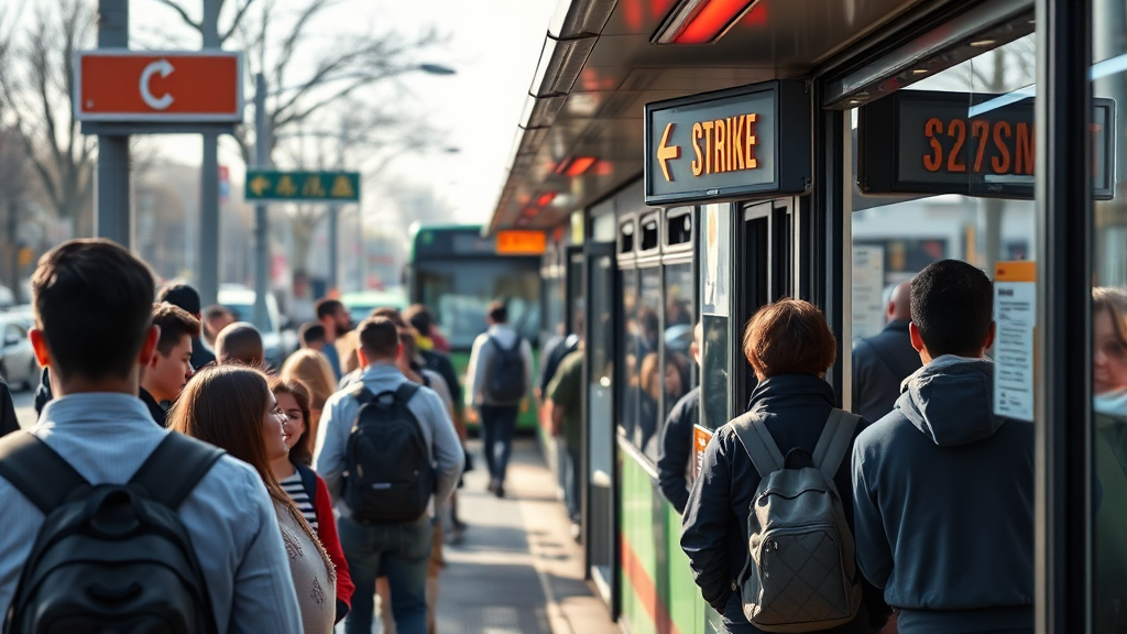 무료 셔틀버스 운영 정보 (realistic 스타일)