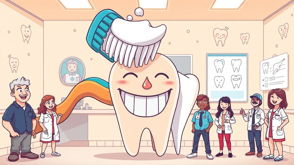 임플란트 후 관리, 어떻게 해야 할까요? (cartoon 스타일)