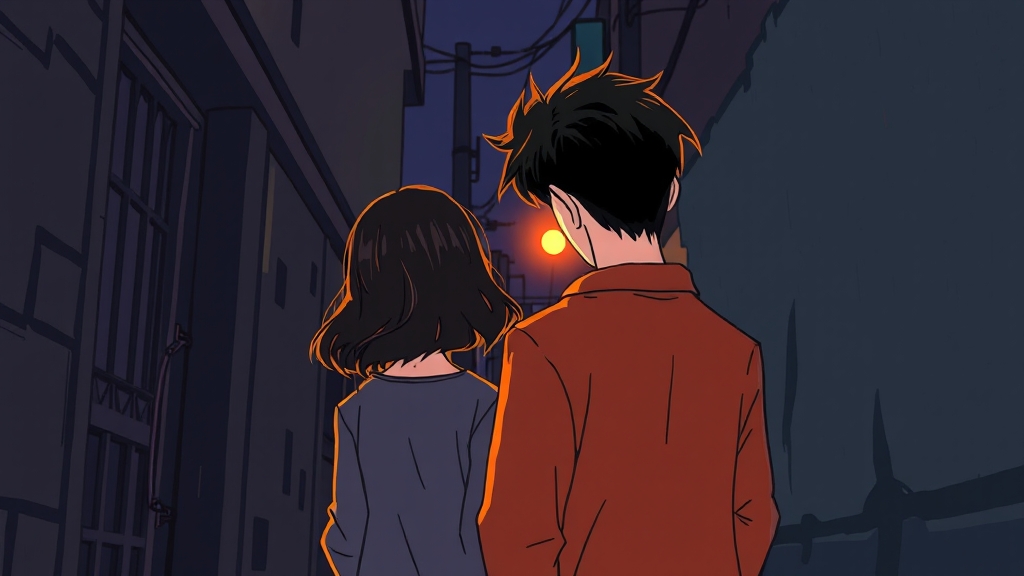 인물들의 과거와 현재 (cartoon 스타일)