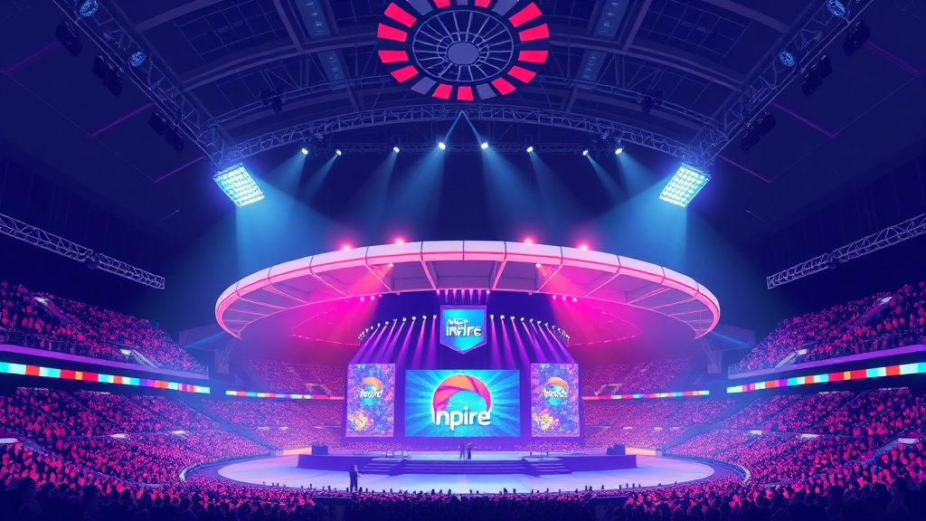 K팝 콘서트의 새로운 성지, 인스파이어 아레나 (illustration 스타일)