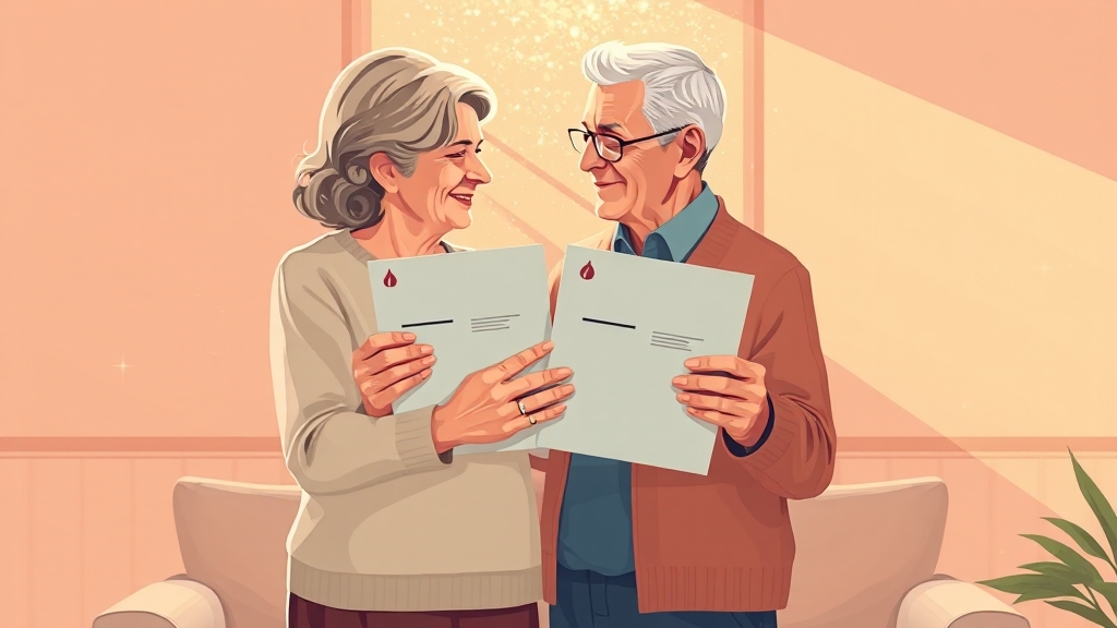 퇴직금, 소중한 권리 꼭 지키세요! (illustration 스타일)