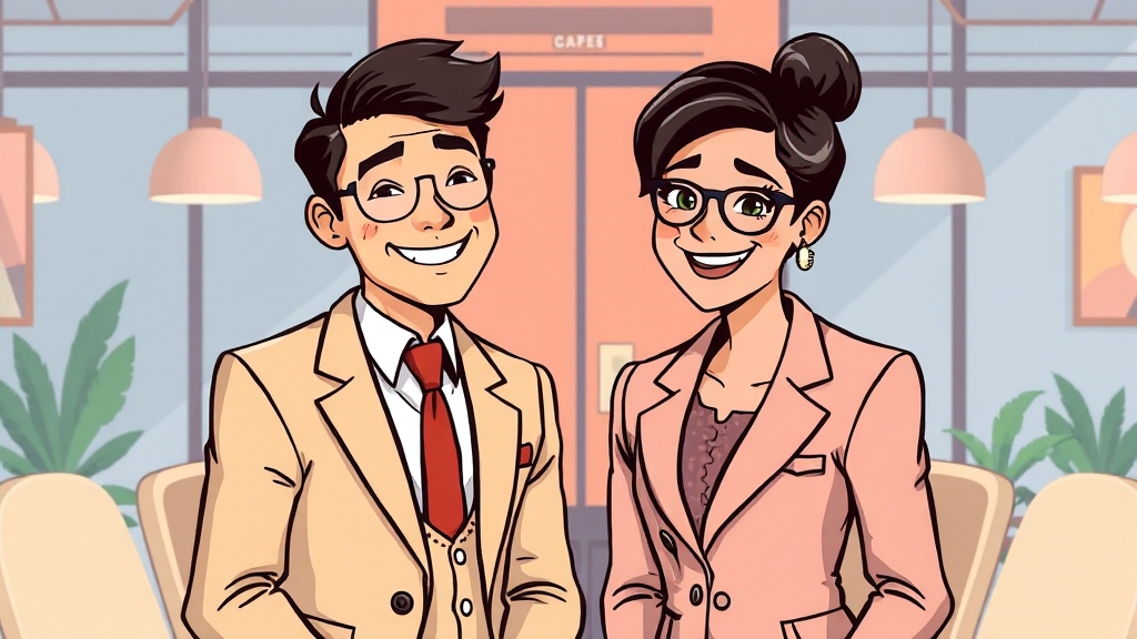 복장, 첫인상을 좌우해요 (cartoon 스타일)